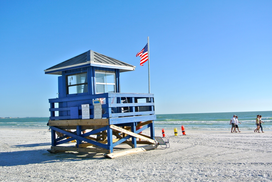 Le sable blanc de Siesta Key