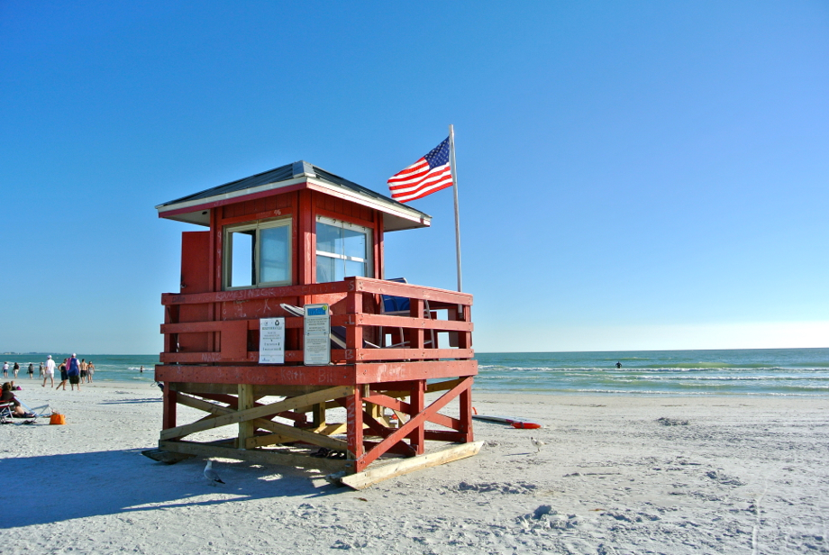 Le sable blanc de Siesta Key